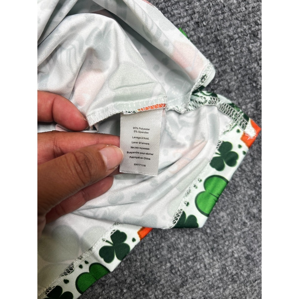 Yatta Golf Mens Large Leprechaun Luck Polo Shirt St Patricks Day‎ Green Clover - Picture 7 of 10